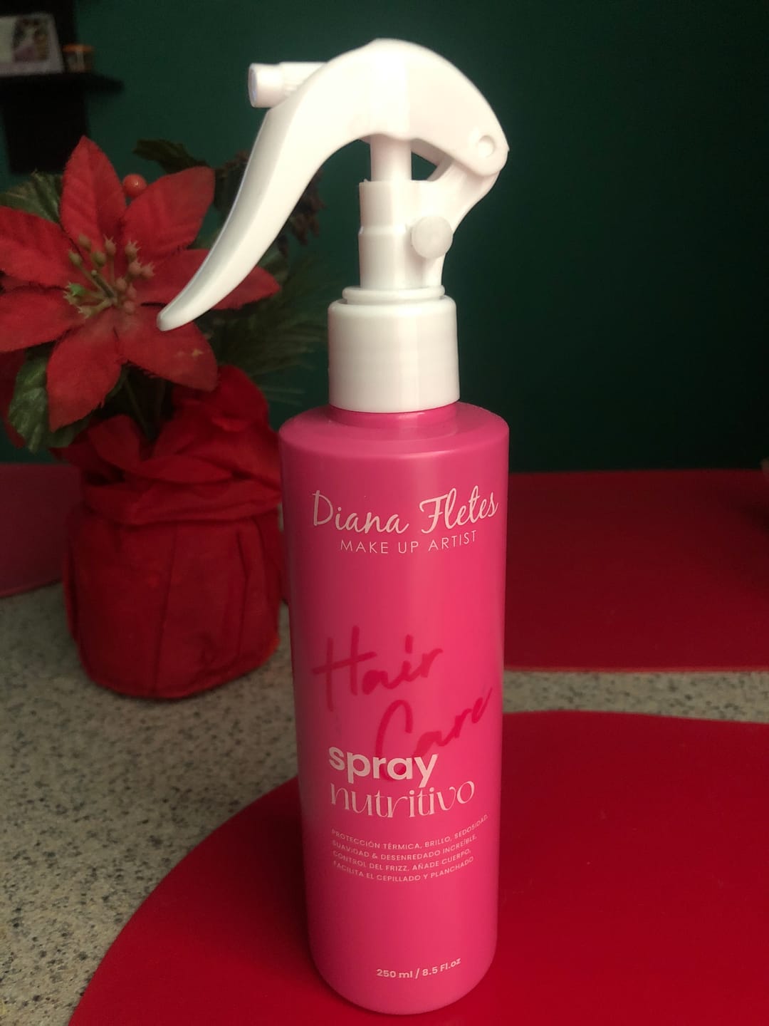 Customer photo review of Spray Nutritivo Con Protector De Calor Diana Fletes