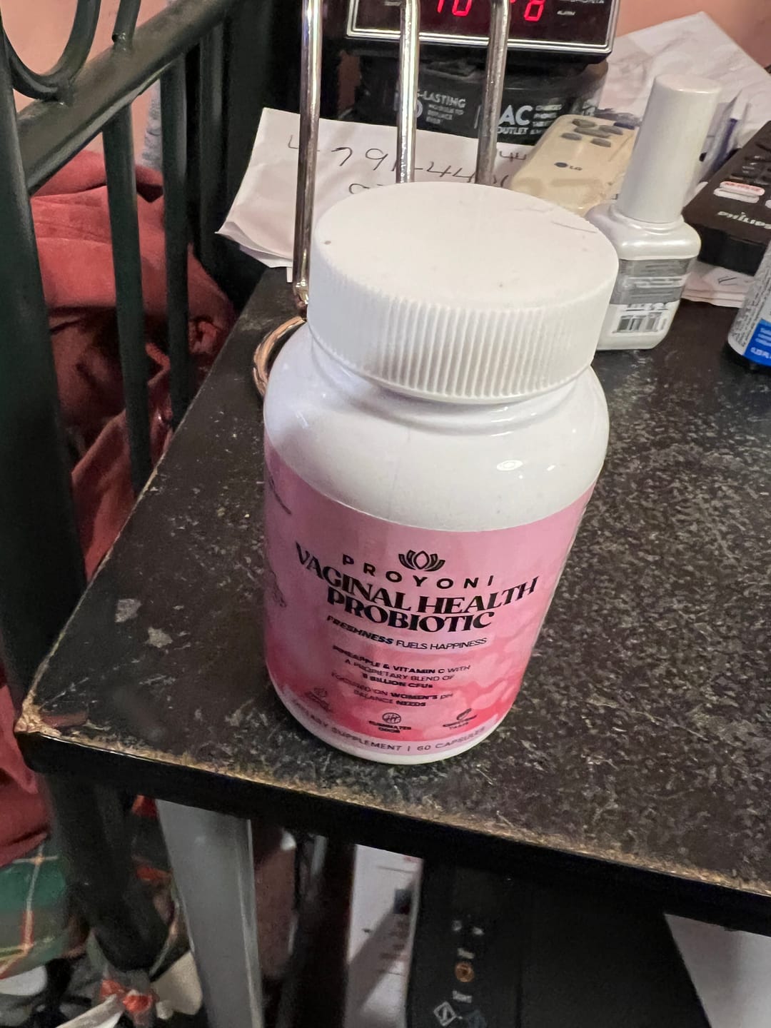 Customer photo review of ProYoni Vaginal Probiotic - Infused With Pineapple