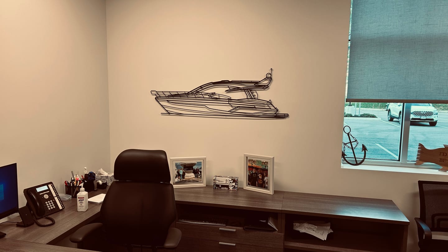 Customer photo review of 510 Sky 2019 Silhouette Metal Wall Art