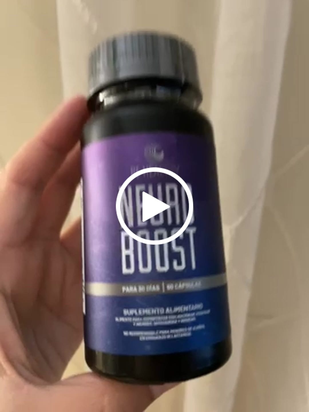 Customer video review of Neuro Boost- Foco y Motivación