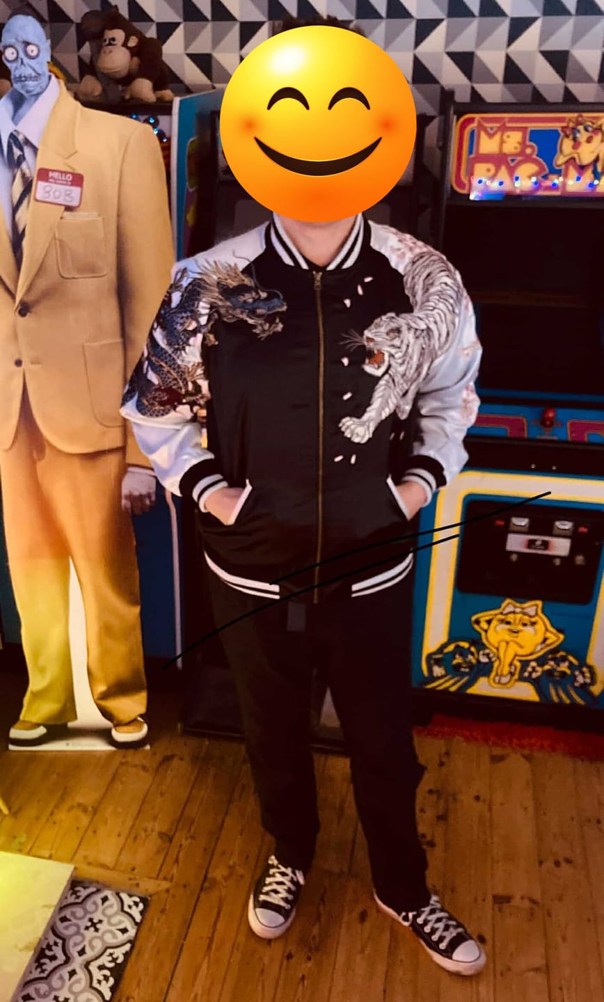 Customer photo review of Four Legendary Creatures Sukajan Souvenir Jacket