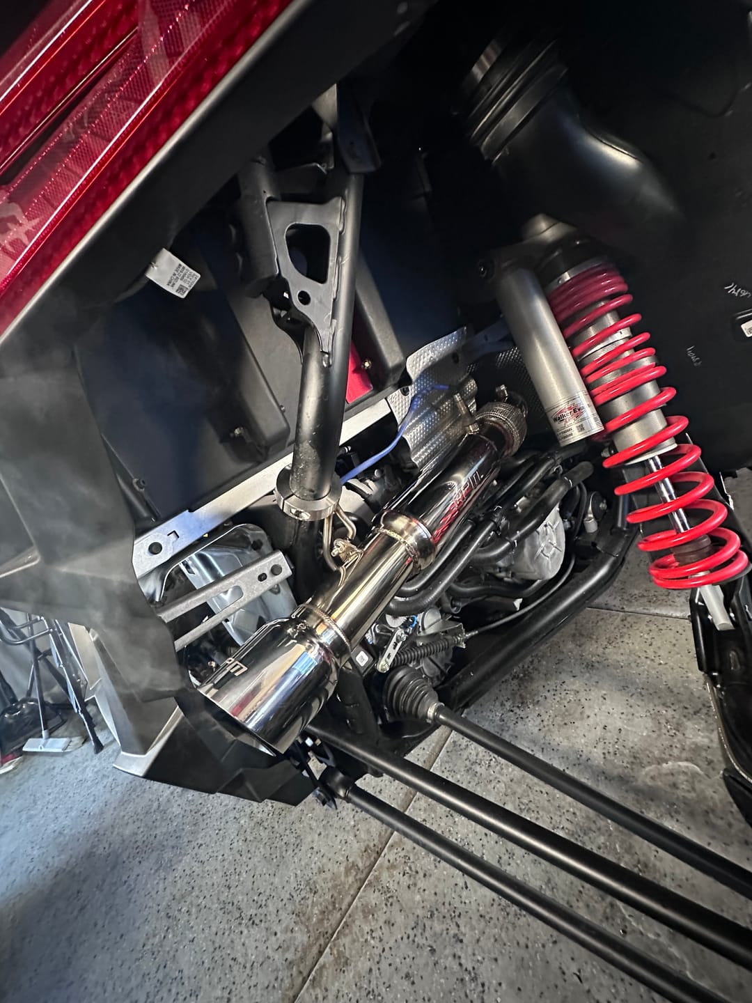 Customer photo review of RPM Turbo RZR Desert Series 3" Full Stainless Exhaust System