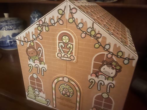Customer photo review of Gingerbread Holiday Advent Calendar