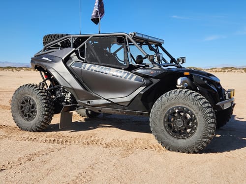 Customer photo review of RPM Can-Am Maverick R 9 Gallon Auxiliary Fuel Tank Kit