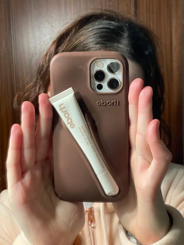 Customer photo review of peptide lip tint / cinnamon roll -  shimmery spiced brown