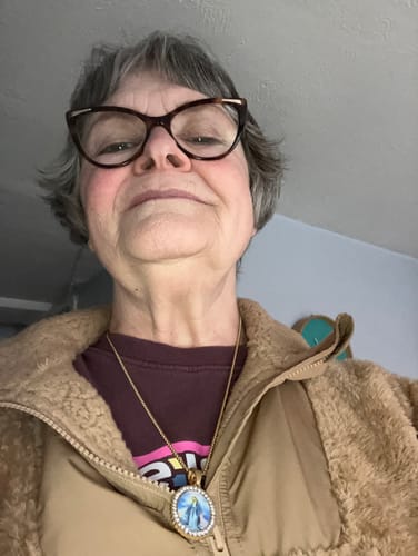 Customer photo review of FREE Today: Virgin Mary Painting Necklace Religious Icon Jewelry