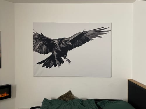 Customer photo review of Leinwand ohne Rahmen