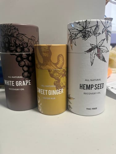 Customer photo review of White Grape Recovery Oil