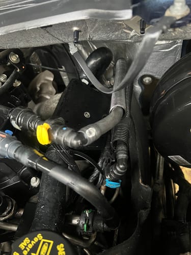 Customer photo review of SPE Motorsport 2011+ 6.7L Powerstroke Recirculating CCV Kit