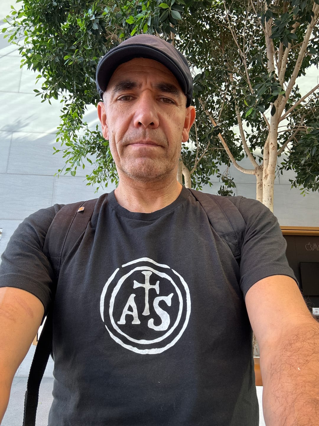 Customer photo review of Stradivarius: Inscription T-Shirt