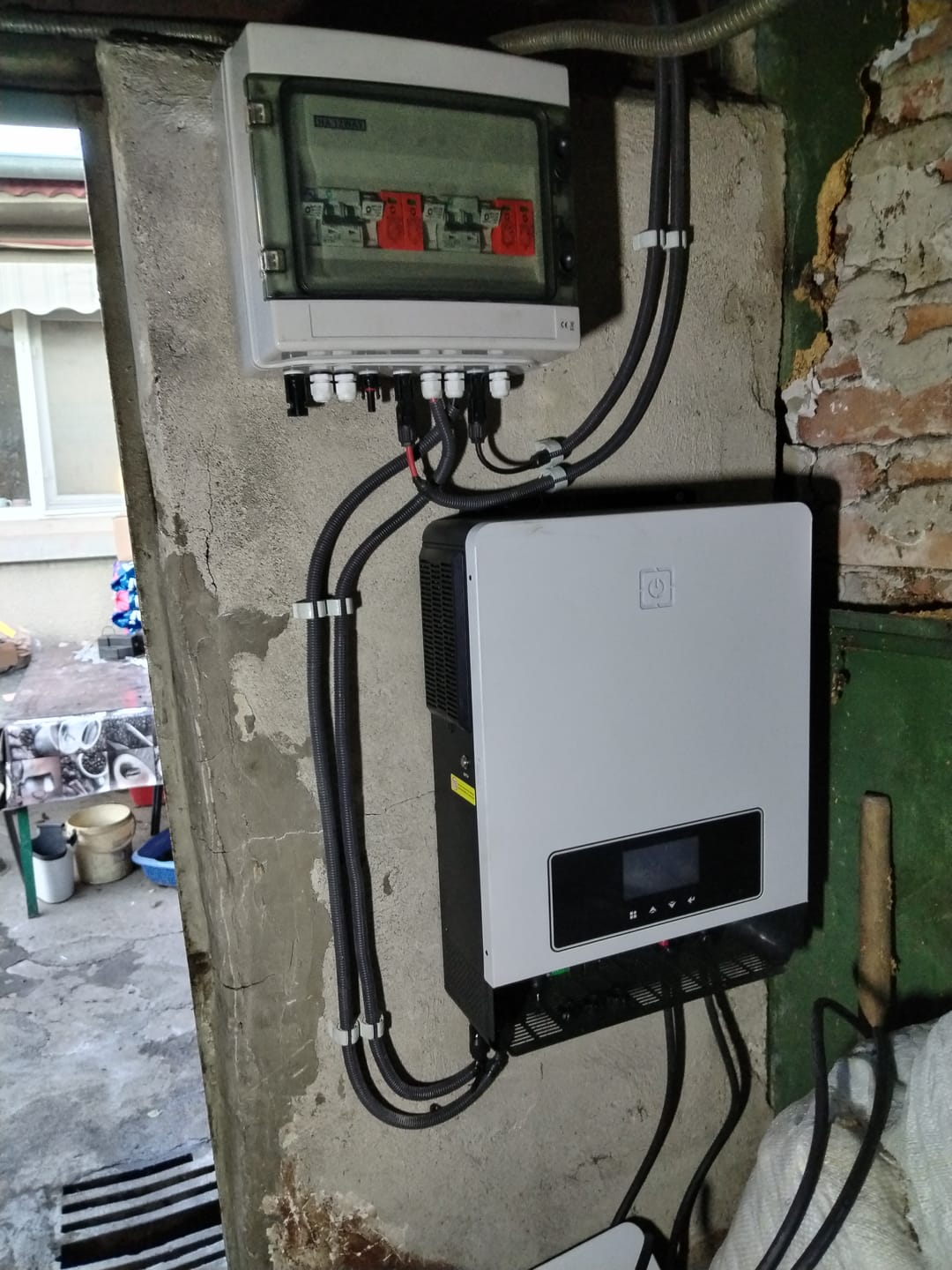 Customer photo review of Tablou sigurante pentru kiturile fotovoltaice 16A 500V cu doua stringuri