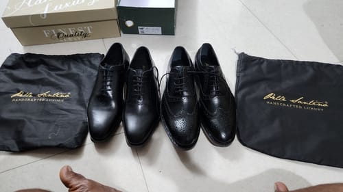 Customer photo review of Goodyear Welted - Full Brogue Oxfords - Black