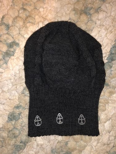 Customer photo review of Knitted Skull Beanies