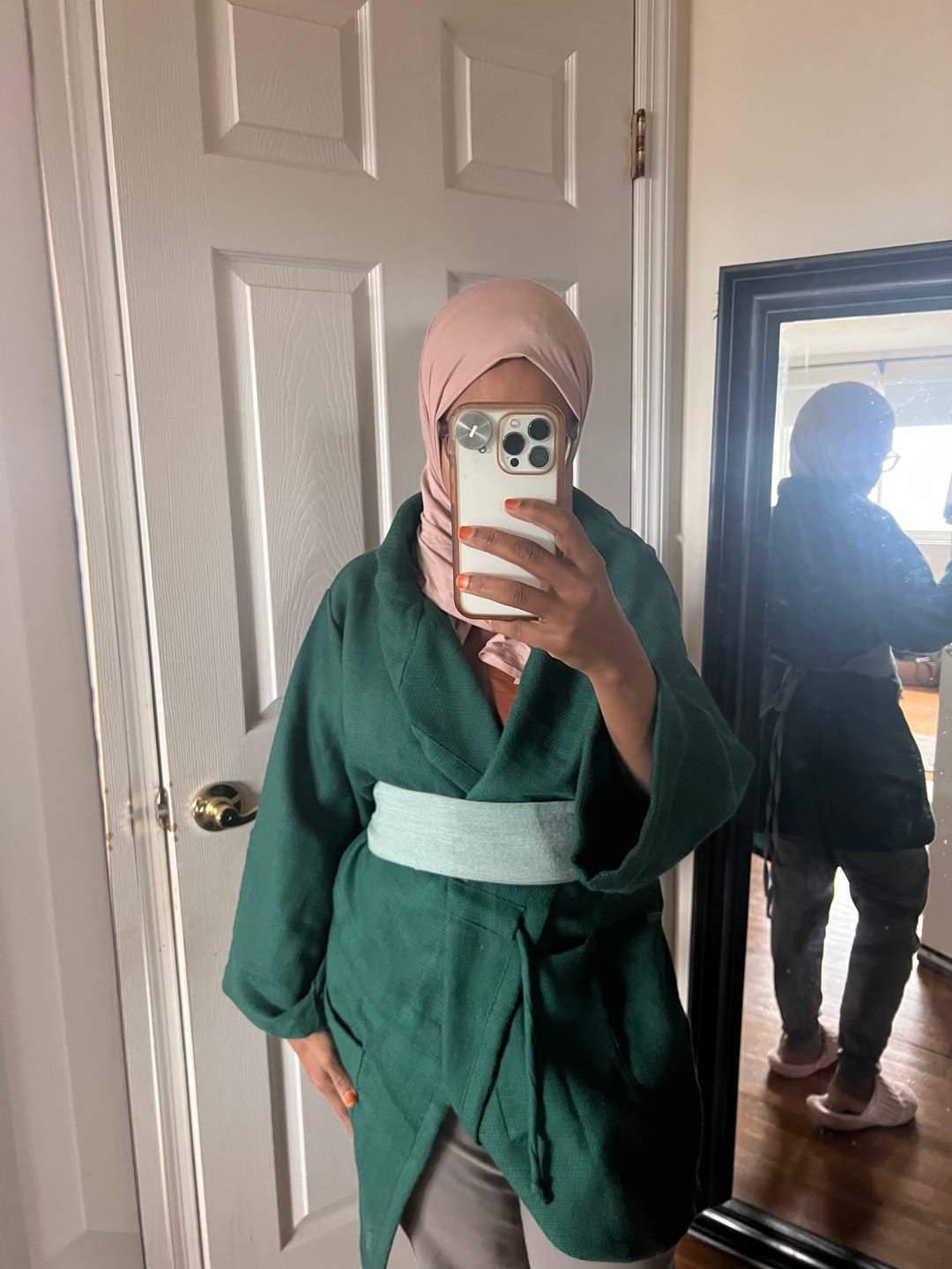 Customer photo review of NEW! Wool Obi Wrap Belt
