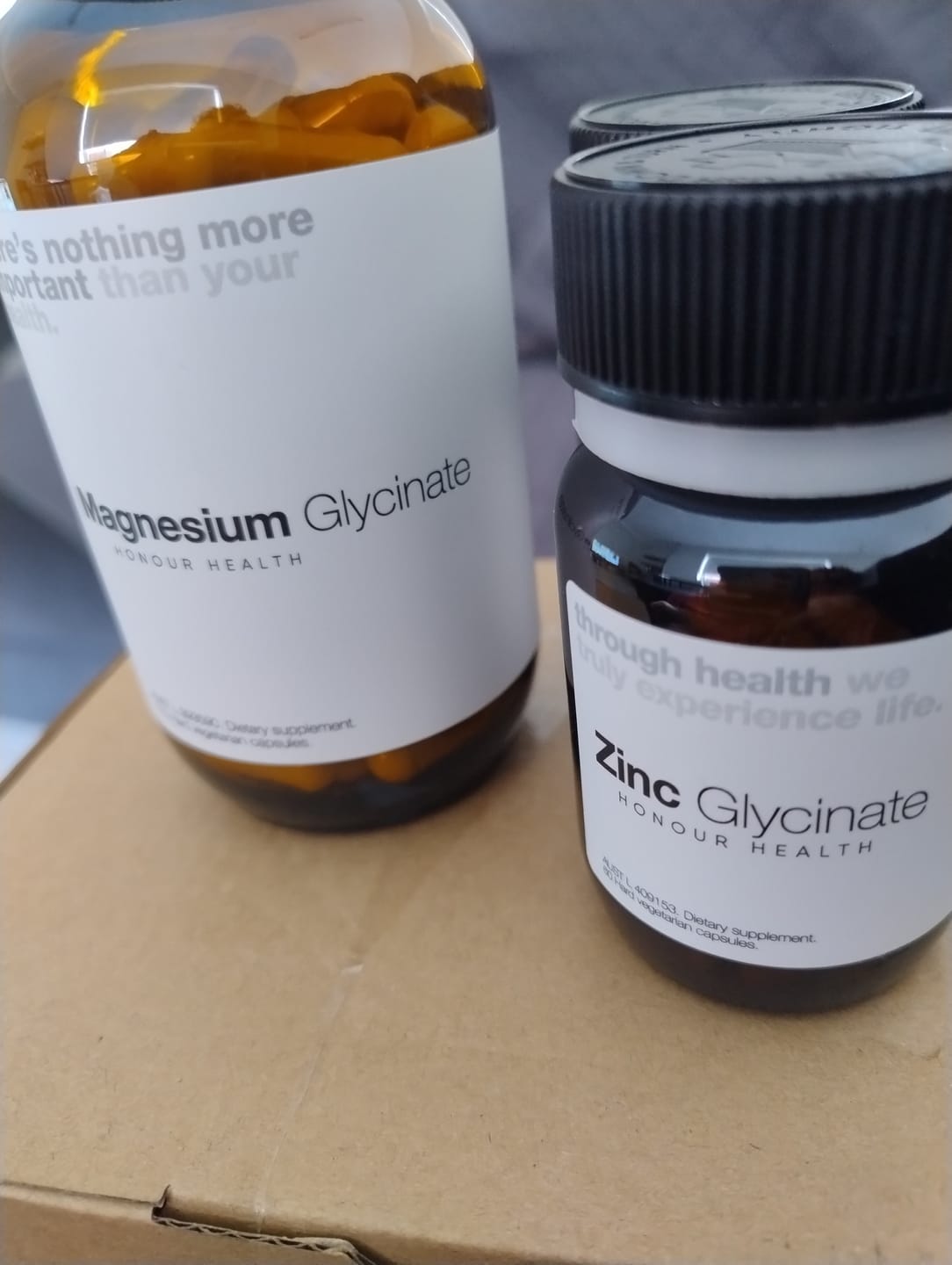 Customer photo review of Zinc Glycinate - 60 Capsules