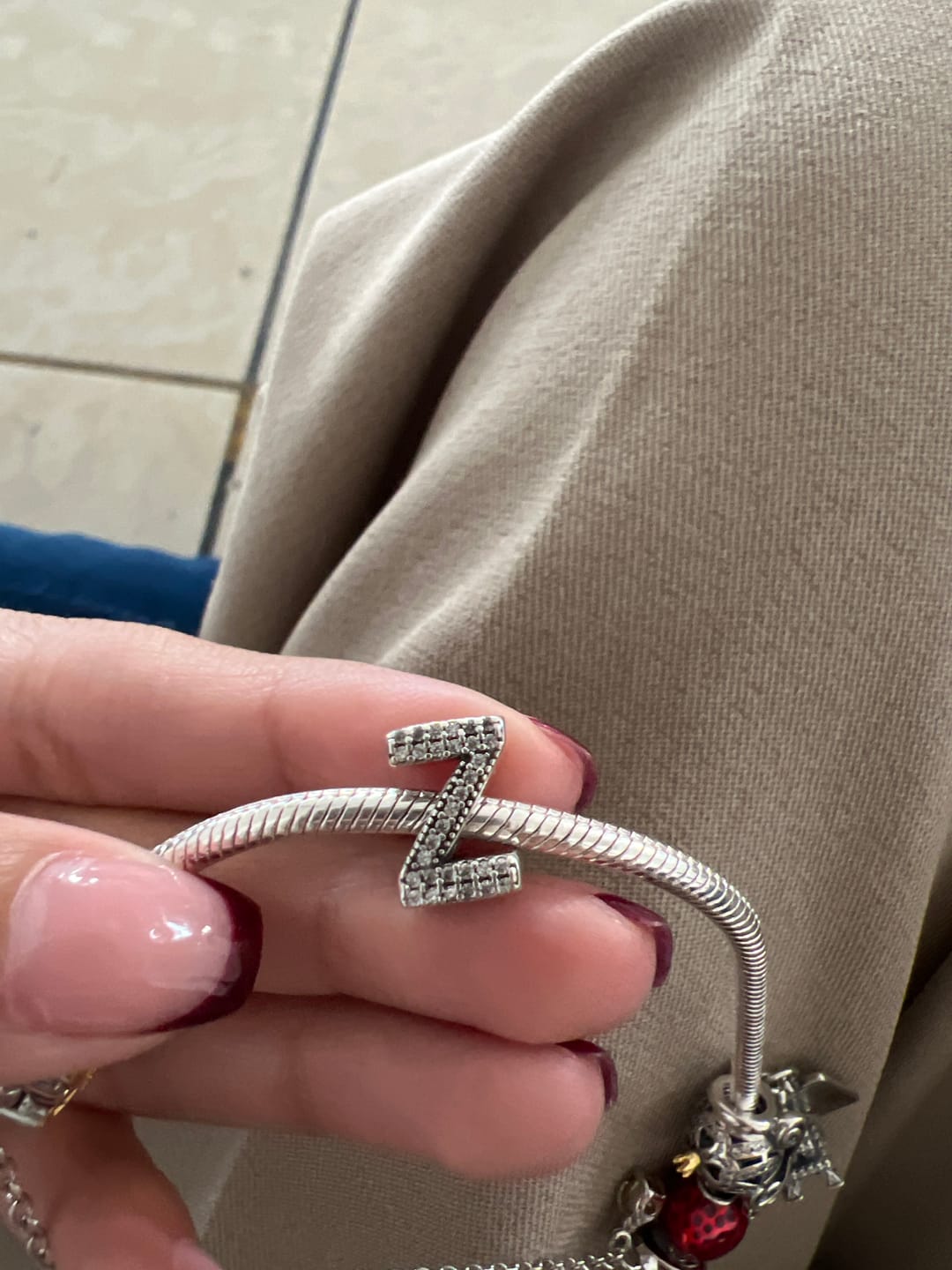 Customer photo review of Charm Letras del Alfabeto