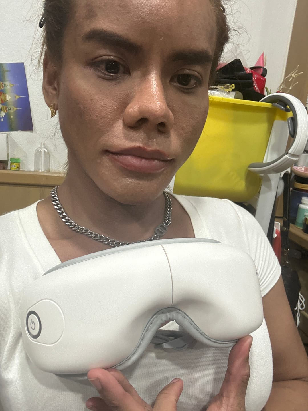 Customer photo review of เครื่องนวดตา รุ่น Lite | Eye Massager Lite