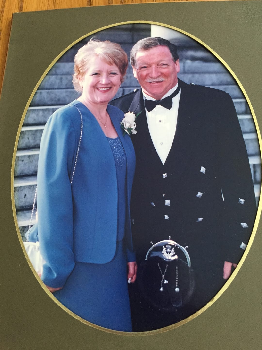 Customer photo review of Custom Name Scotland Ornament, Christmas Gift for Scotland Lover
