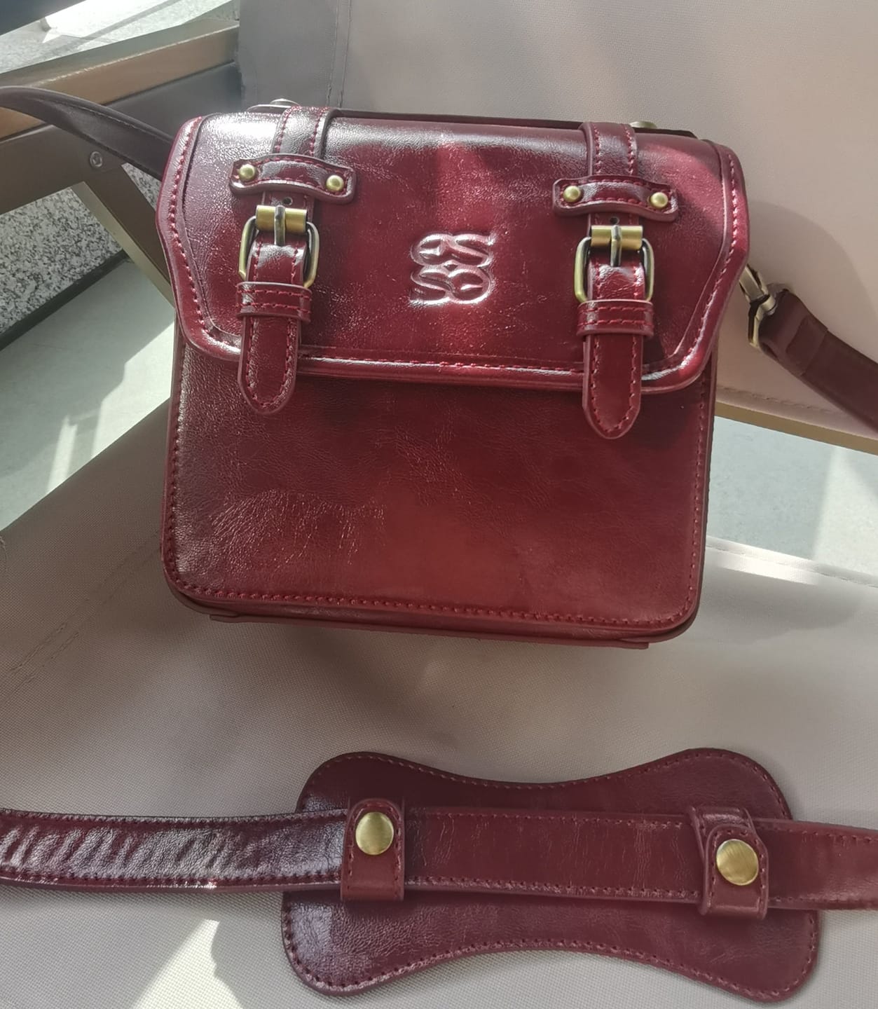 Customer photo review of Clara Vintage Shoulder Camera Bag