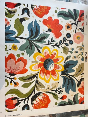 Customer photo review of Folk Floral