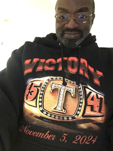 Customer photo review of Victory Ring Hoodie