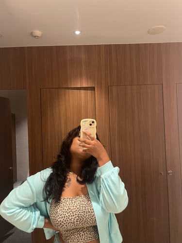 Customer photo review of Cozy Cloud Cardigan
