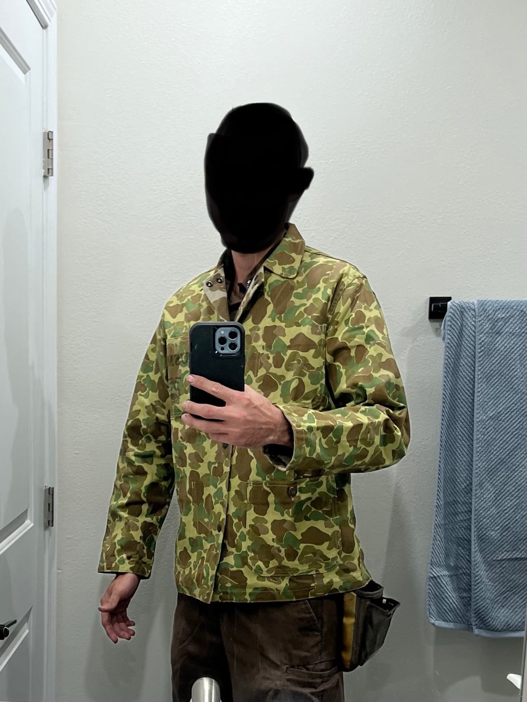Customer photo review of WWII USMC Type P-42 Duck Hunter Camo Jacket