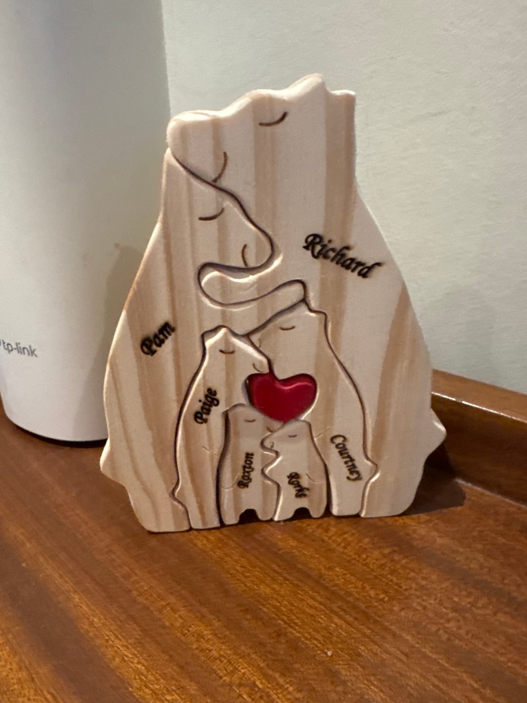 Customer photo review of 💥45% OFF💥  Personalized Bear Family Wooden Puzzle