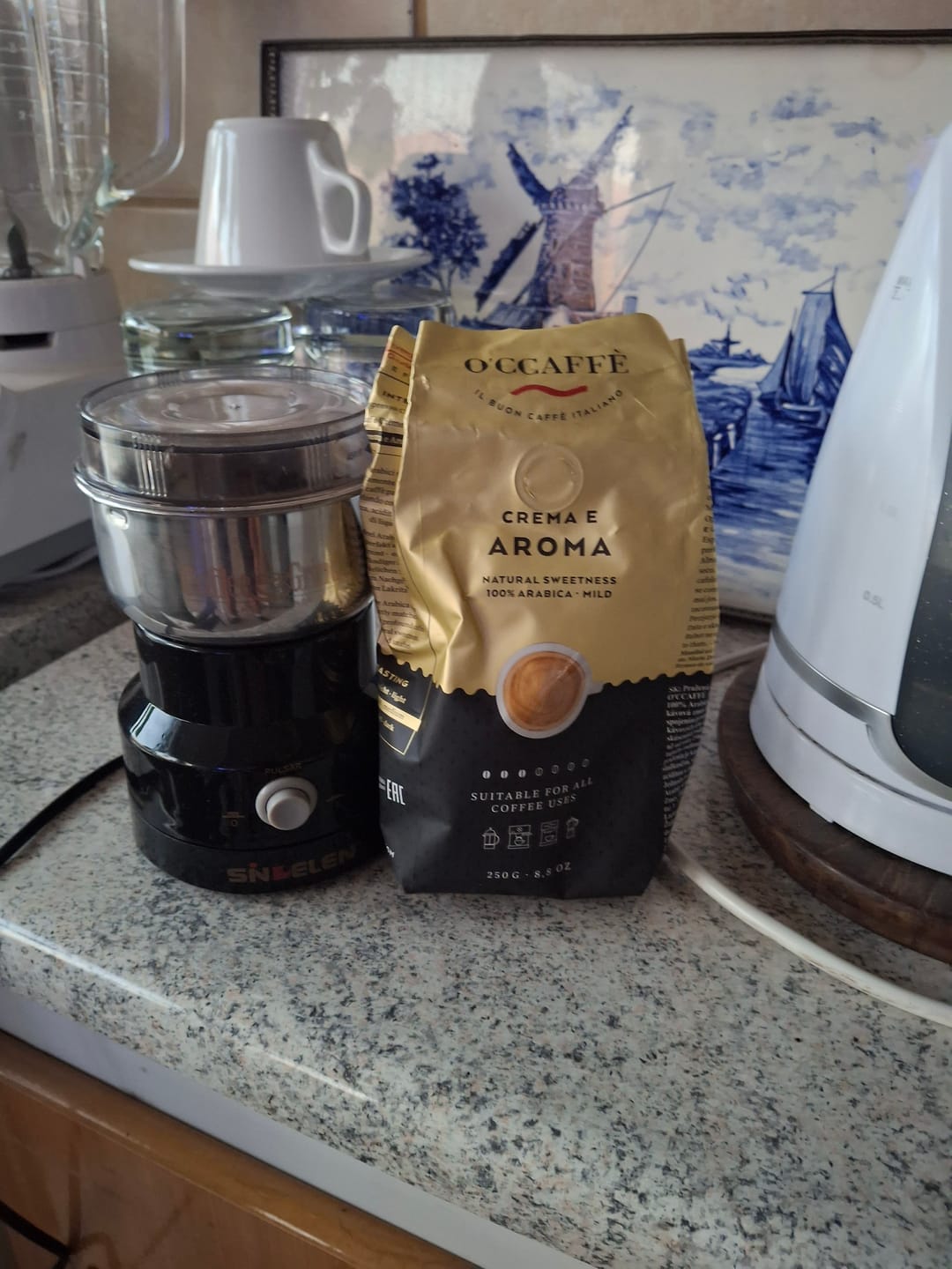 Customer photo review of Occaffe Grano Crema E Aroma 100% Arabica 250 Grs