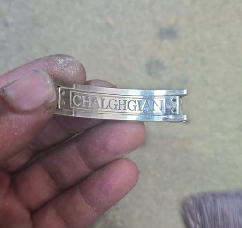 Customer photo review of Cloudray GM-100 LiteMarker 100W Fiber Laser Marking Engraver with 4.3” X 4.3” Scan Area