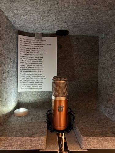 Customer photo review of Colares • Boutique Vocal Condenser Microphone