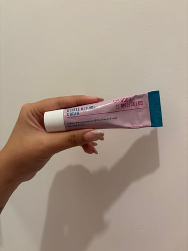 Customer photo review of Gentle Retinol Cream