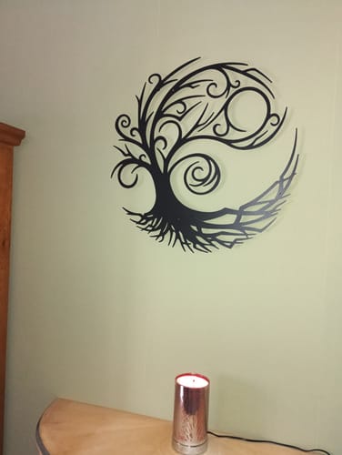 Customer photo review of Décoration Murale en Métal - Arbre de vie (T2)