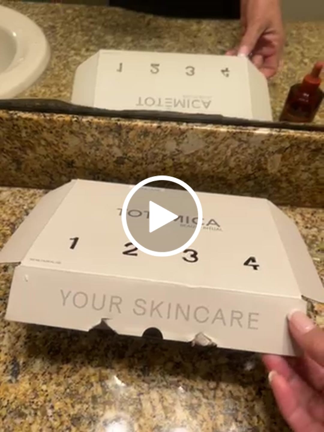 Customer video review of PR BOX Skin Care