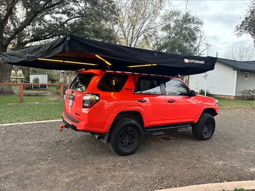 Customer photo review of OPENROAD  270 Free Standing Awning for Camping