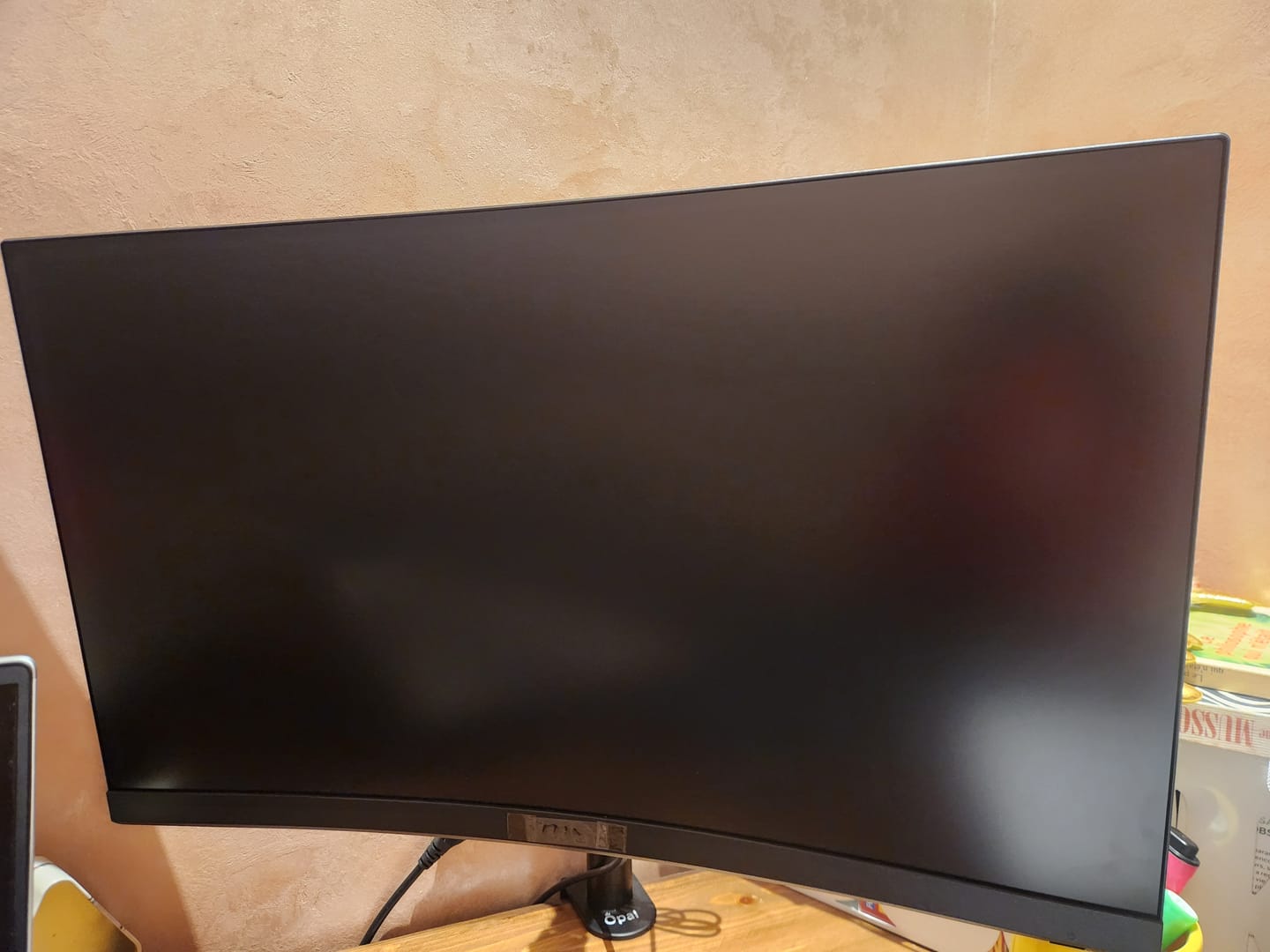 Customer photo review of Support moniteur à bras unique OPE-3