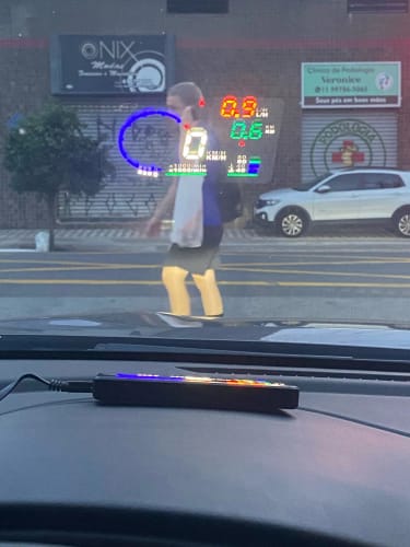 Customer photo review of 5.5'' HUD Head Up Display OBDII