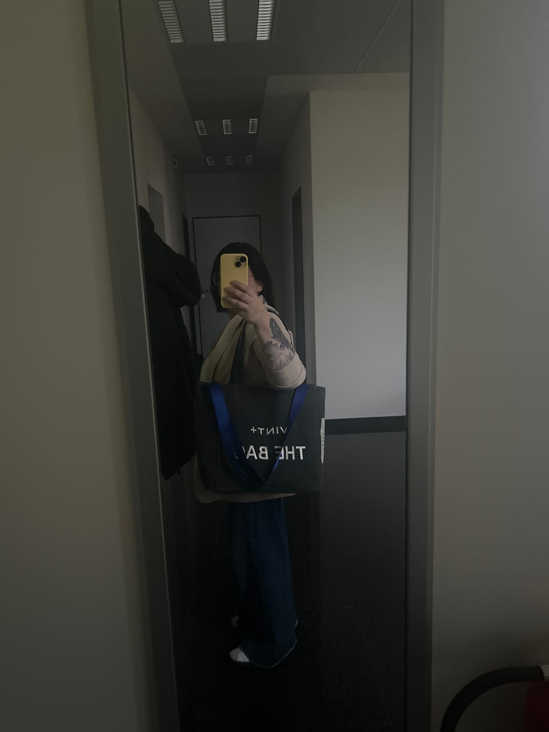 Customer photo review of CANVAS BAG - BIG - ANTHRAZIT