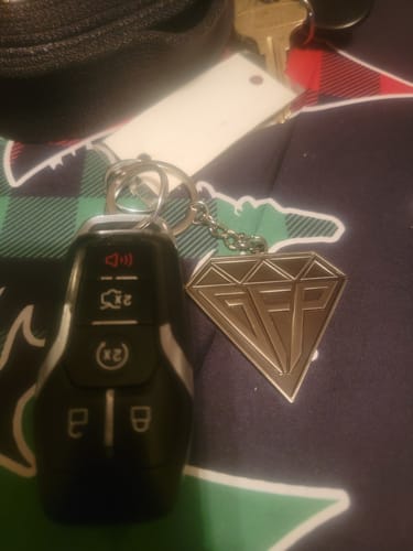 Customer photo review of DIAMOND KEYCHAIN