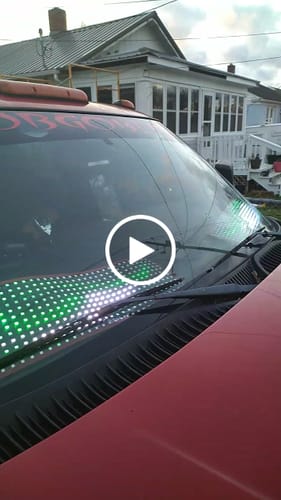 Customer video review of LED Windshield Eyes For Car And Truck