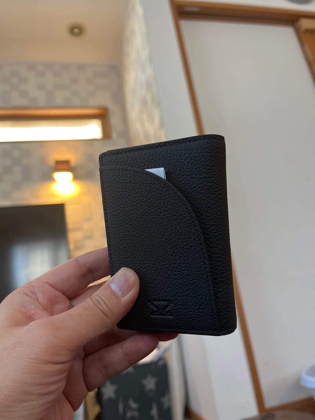 Customer photo review of スマートカードウォレット : ベルジアンブラック/ブラック
