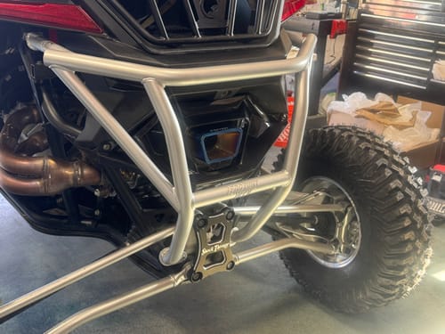Customer photo review of RPM Polaris RZR Pro R Oil Filler Adapter Plate / Turbo Return