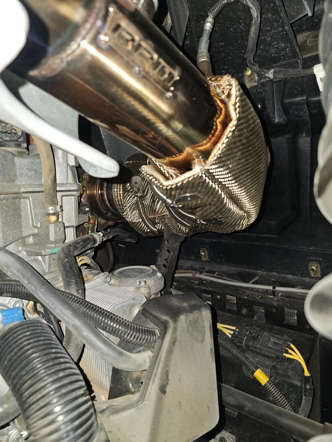 Customer photo review of RPM Exhaust Heat Blanket - Polaris RZR - Can Am X3