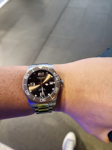 Customer photo review of Stainless Steel & Rose IP Mens Longines HydroConquest L3.780.3.78.6