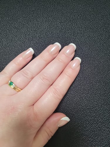 Customer photo review of French Glaze  - Press On Nails