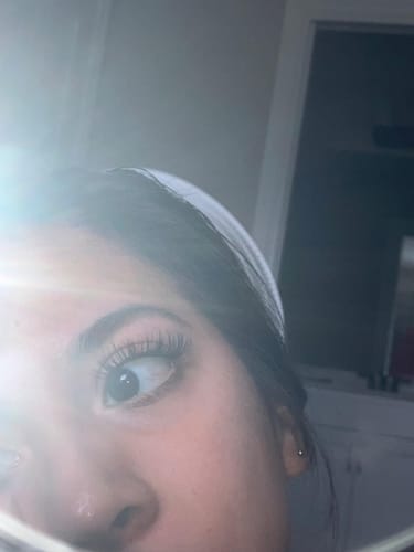 Customer photo review of STARLIGHT Self-adhesive  Cluster Lashes