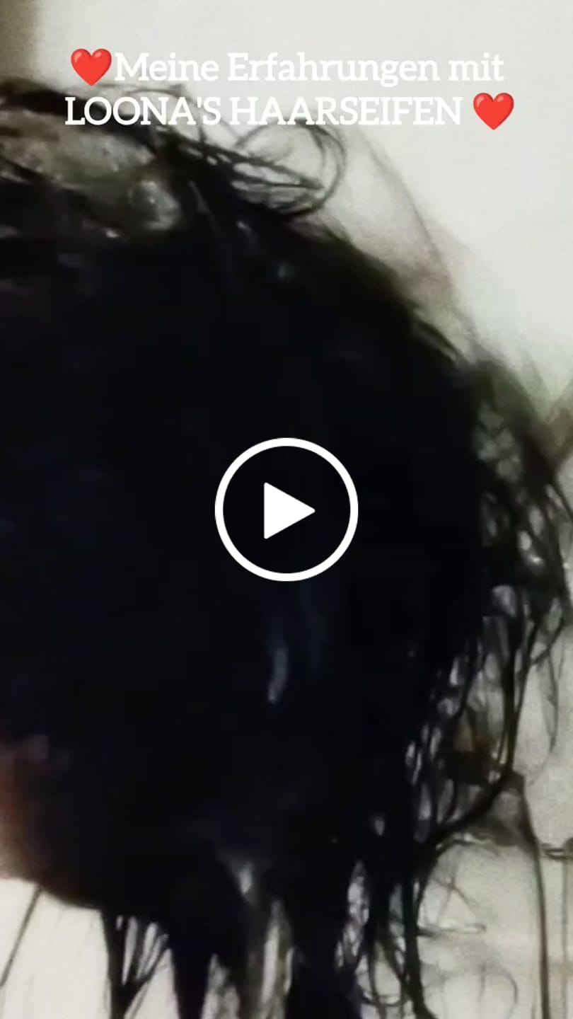 Customer video review of 15% Herbal-Love Haarseife (Haarwachstum & Haarglanz)