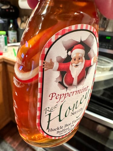 Customer photo review of Peppermint Honey ❄️