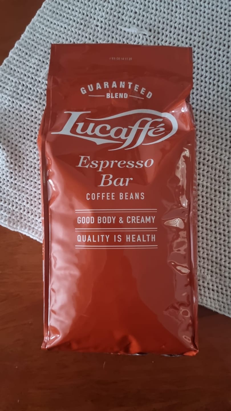 Customer photo review of Lucaffe Espresso Bar 1 kg Grano Entero