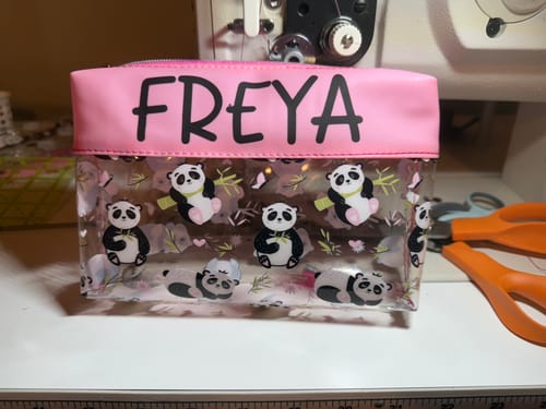 Customer photo review of Crystal Clear Trio Pouch Pattern